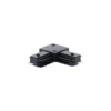 Bright Choice Komplett set 1-Fas Rail L 2 x 2 Meter Svart | incl. 9x Spot + GU10 2700K 3W Dimbar + Ändkåpa, Strömkontakt och L -Anslutningsstycke