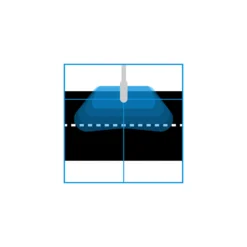 Bright Choice LED Gatubelysning 50W 6000lm 70x140D - 740 Kallvit | IP65 - Ljussensor - Asymmetrisk