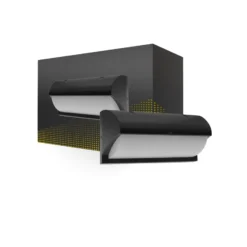 Bright Choice LED Plafond Svart 12W 1200lm - 830 Varm Vit | IP54