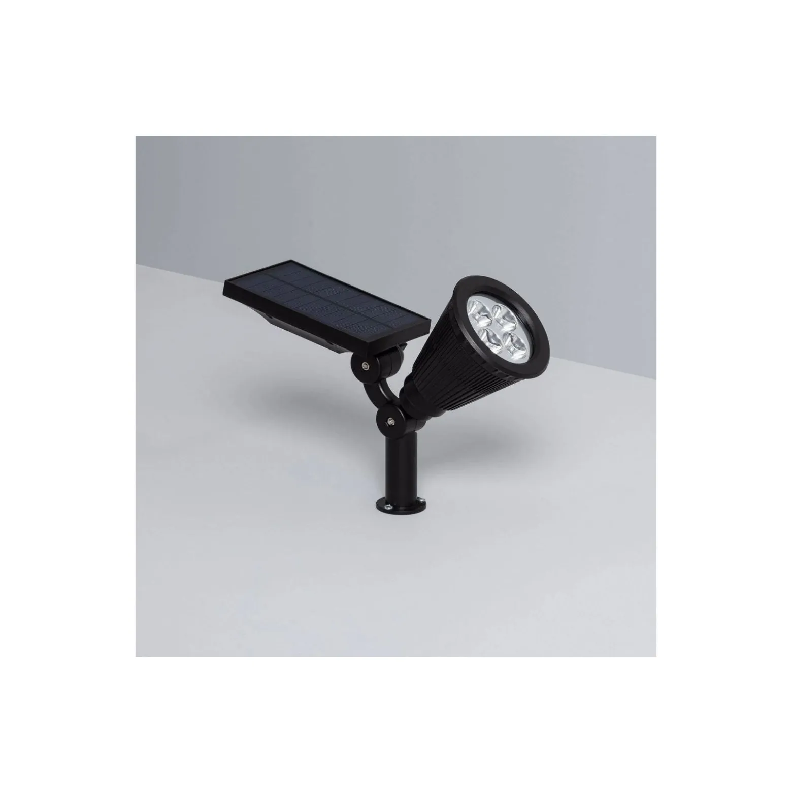 Bright Choice Spik Ljus Meillion Solar Svart 2W 200lm - 830 Varm Vit