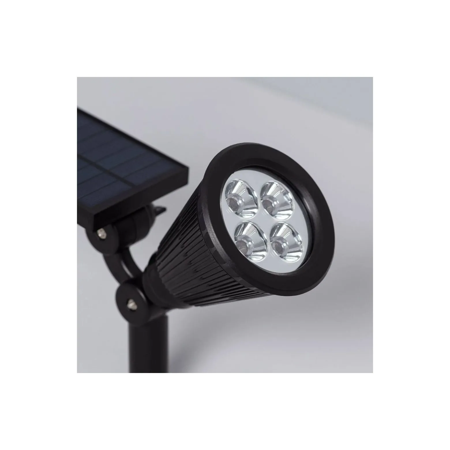 Bright Choice Spik Ljus Meillion Solar Svart 2W 200lm - 830 Varm Vit