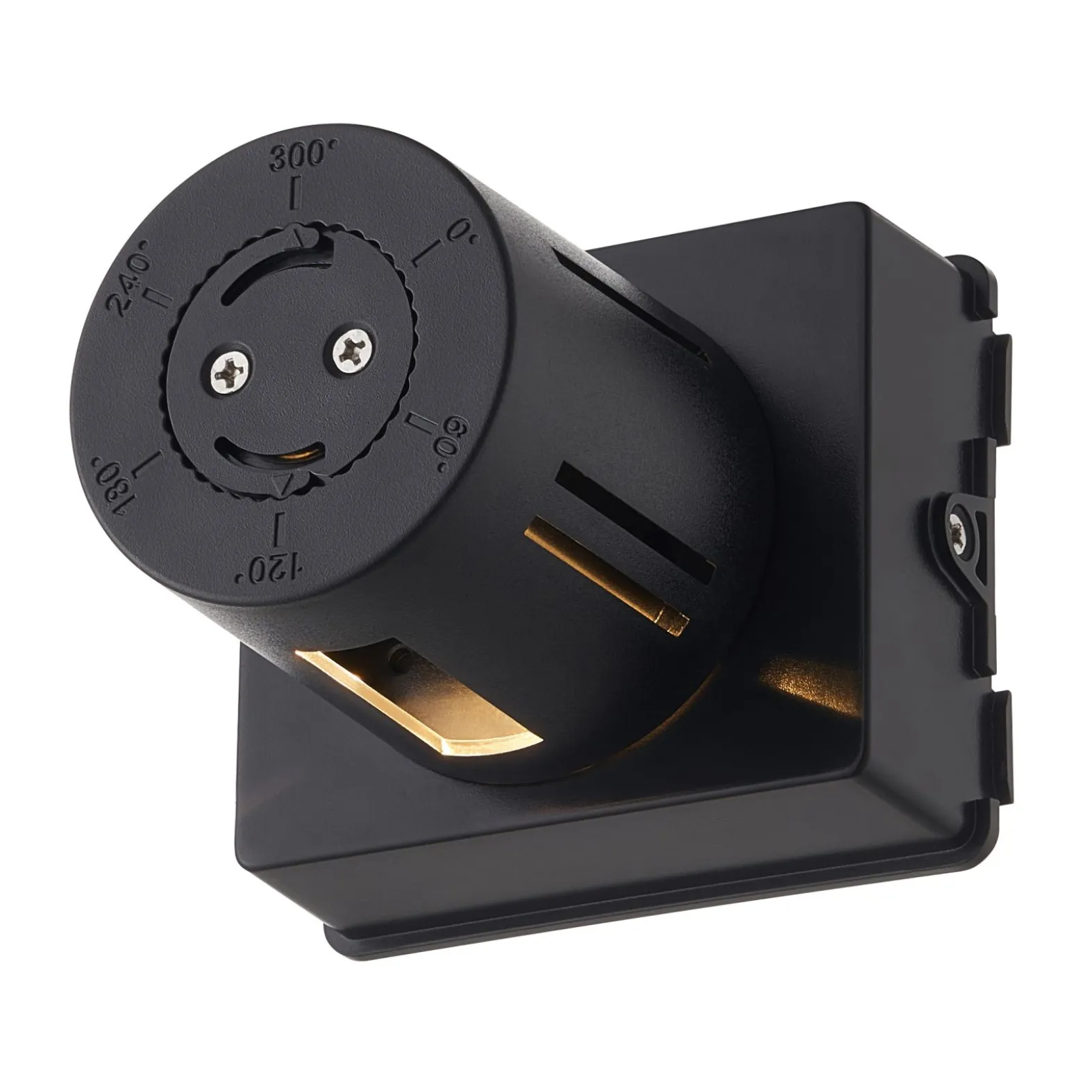 D'Lite Vägglampa Nova Silver Up & Down 4.9W 480lm - 830 Varm Vit | IP54 - Justerbar strålvinkel