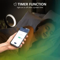Eglo Connect.Z Smart Vägglampa Marghera- Stål Svart 15W 1700lm - 827-865 Justerbar Vit | Dimbar
