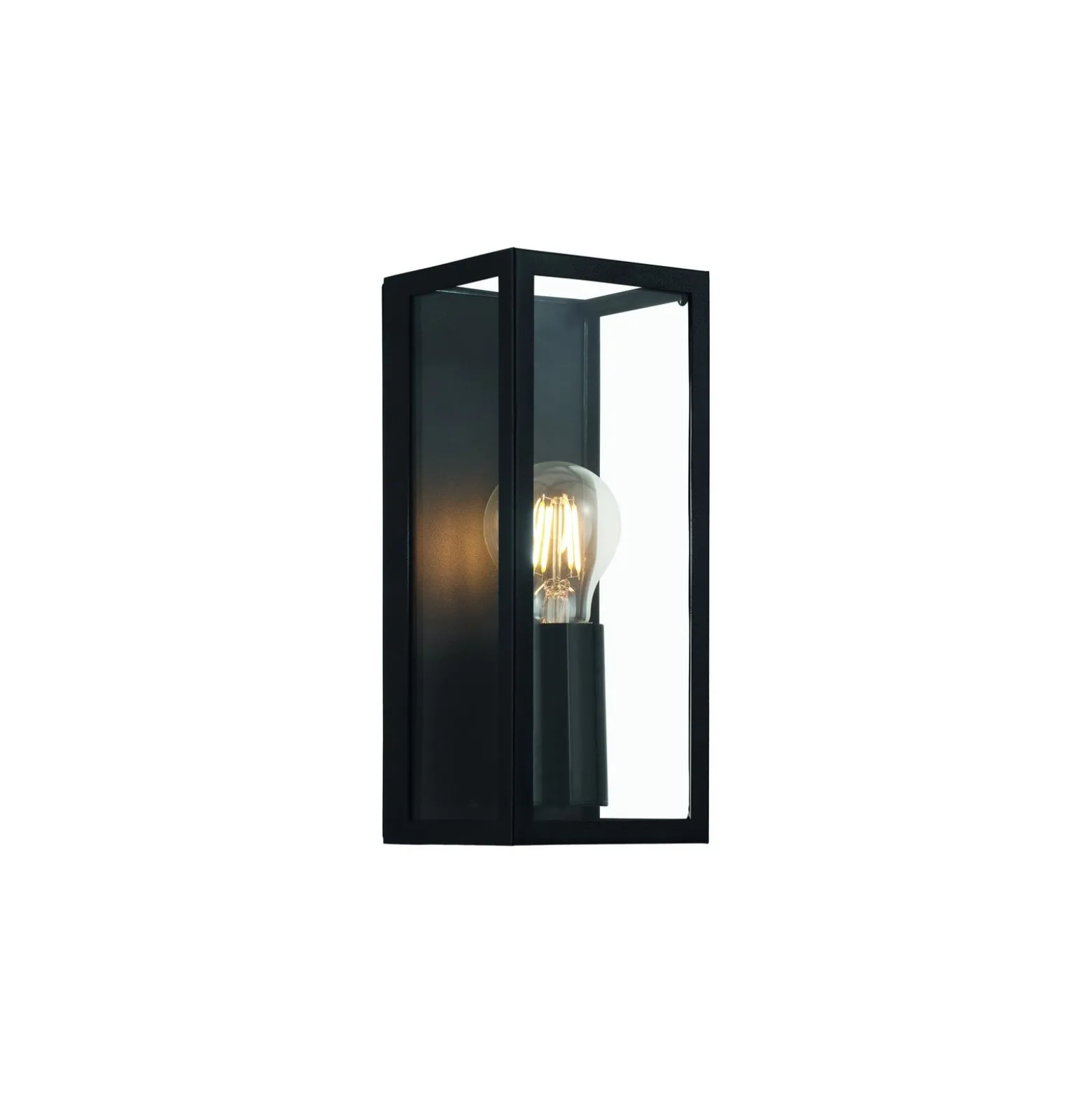 Eglo Vägglampa Alamonte 2 Stål Svart | IP44 - Passande för 1x E27