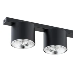 Emibig Taklampa Nano Stål Svart | Passande för 3x GU10 (AR111) - Max 12W