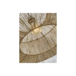 Good&Mojo Taklampa Iguazu Textil Brun L | Passande för 1x E27