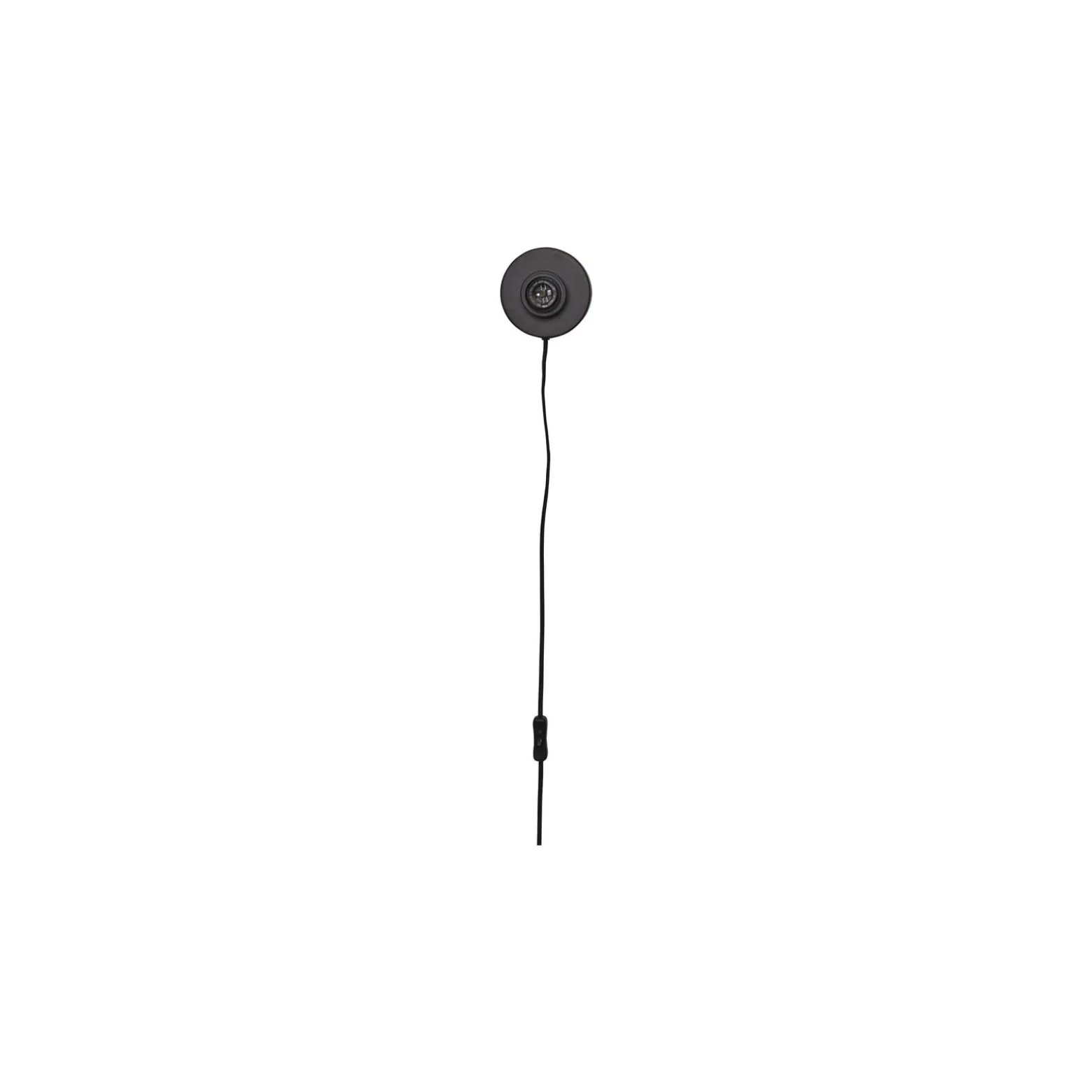 Good&Mojo Vägglampa Kalimantan Bambu Svart S | Passande för 1x E27