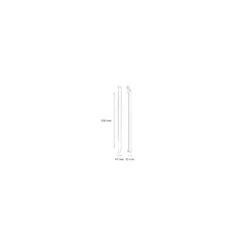 Interlight LED-skenbelysning Orion Svart 55W 5600lm 80D - 830 Varm Vit