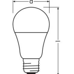 Ledvance Classic LED E27 Päron Matt 9W 1055lm - 827 Extra Varm Vit | Ersättare 75W