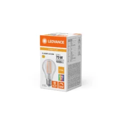 Ledvance Classic Superior LED Lampa E27 Päron Filament Klar 9.5W 1055lm - 927 Extra Varm Vit | Bästa färgåtergivning - Dimbar - Ersättare 75W