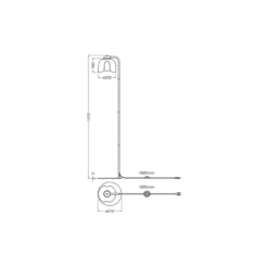 Ledvance Decor Corolle Golvlampa Röd | 270mm - Passande för E27