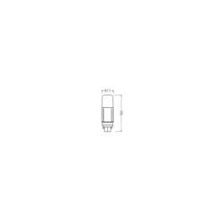 Ledvance DULUX-D LED 5.5W - 840 Kallvit | 2-Stift - Ersättare 13W