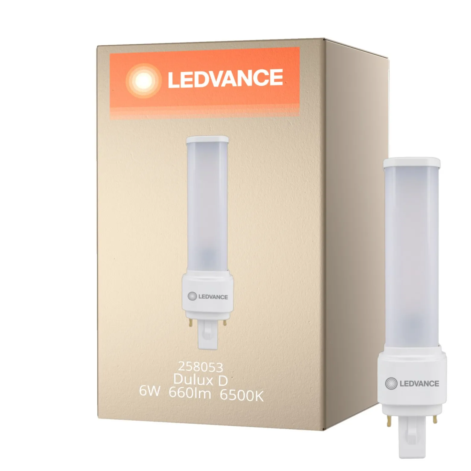 Ledvance DULUX LED D EM & AC Mains Value 6W 660lm - 865 Dagsljus | Ersättare 13W