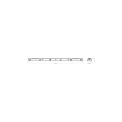 Ledvance LED Allmänbruksarmatur Vattentät Fukttät Combo 32W 4800lm - 840-865 CCT | 120cm - Ersättare 2x36W