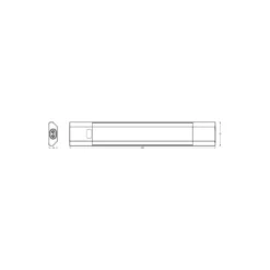 Ledvance LED Allmänbruksarmatur Linear Edge Vit 8W 640lm - 830-840 CCT | 50cm - Fjärrkontroll