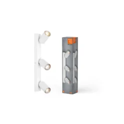 Ledvance LED Decor Spot Octagon Stål Vit 10W 690lm - 827 Extra Varm Vit | Dimbar
