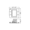 Ledvance LED Gatubelysning Urban Villa Retrofit 60W 8100lm 60x120D - 730 Varm Vit | IP66 - Dali Dimbar - Asymmetrisk