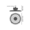Ledvance LED Highbay Gen 5 Aluminium Svart 200W 36200lm 110D - 840 Kallvit | IP66 - Dali Dimbar