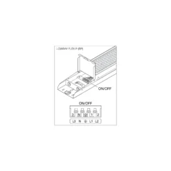 Ledvance LED Lowbay Flex Vit 73W 11680lm 60D - 840 Kallvit | IP66 - Dali Dimbar - Ersättare 250W