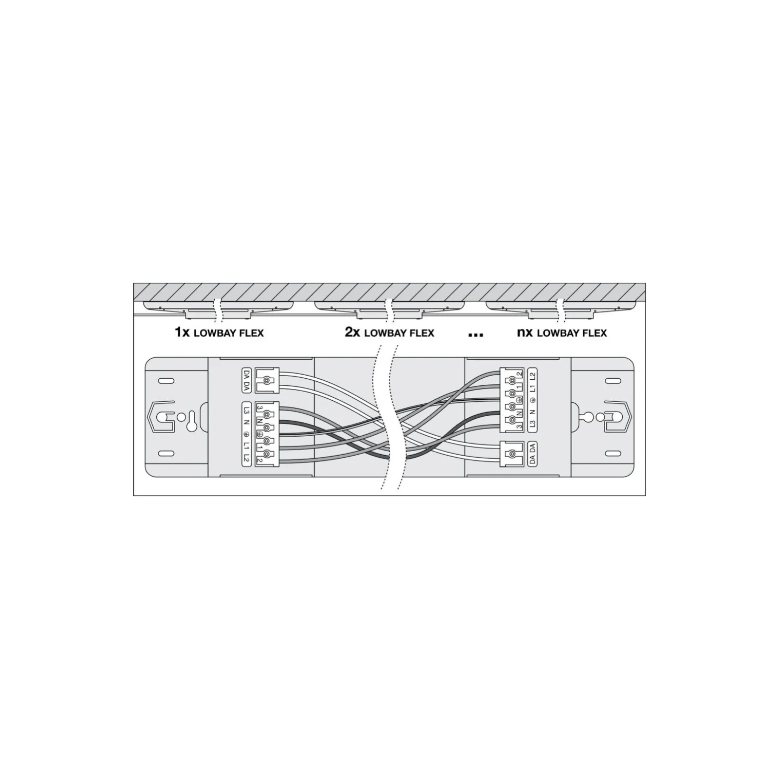 Ledvance LED Lowbay Flex Vit 73W 11680lm - 840 Kallvit | IP66 - Ersättare 250W