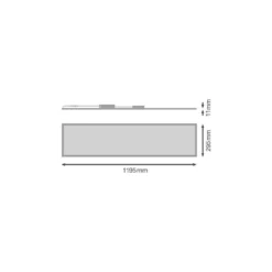 Ledvance LED Panel Comfort 1200 33W 4320lm - 840 Kallvit| 120x30cm - UGR <19 - Zigbee Dimbar