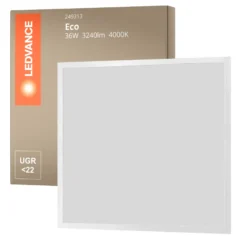 Ledvance LED Panel Eco 36W 3600lm - 840 Kallvit | 60x60cm - UGR <22