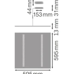 Ledvance LED Panel IndiviLED 33W 4000lm - 840 Kallvit | 60x60cm