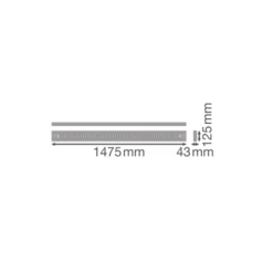 Ledvance LED Panel Linjär Indiviled Direct/indirect 15 69W 6950lm - 940 Kallvit | 150x12cm - UGR <19