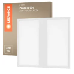 Ledvance LED Panel Protect 600 36W 5040lm - 830 Varm Vit | 60x60cm - UGR <23 - Dali Dimbar