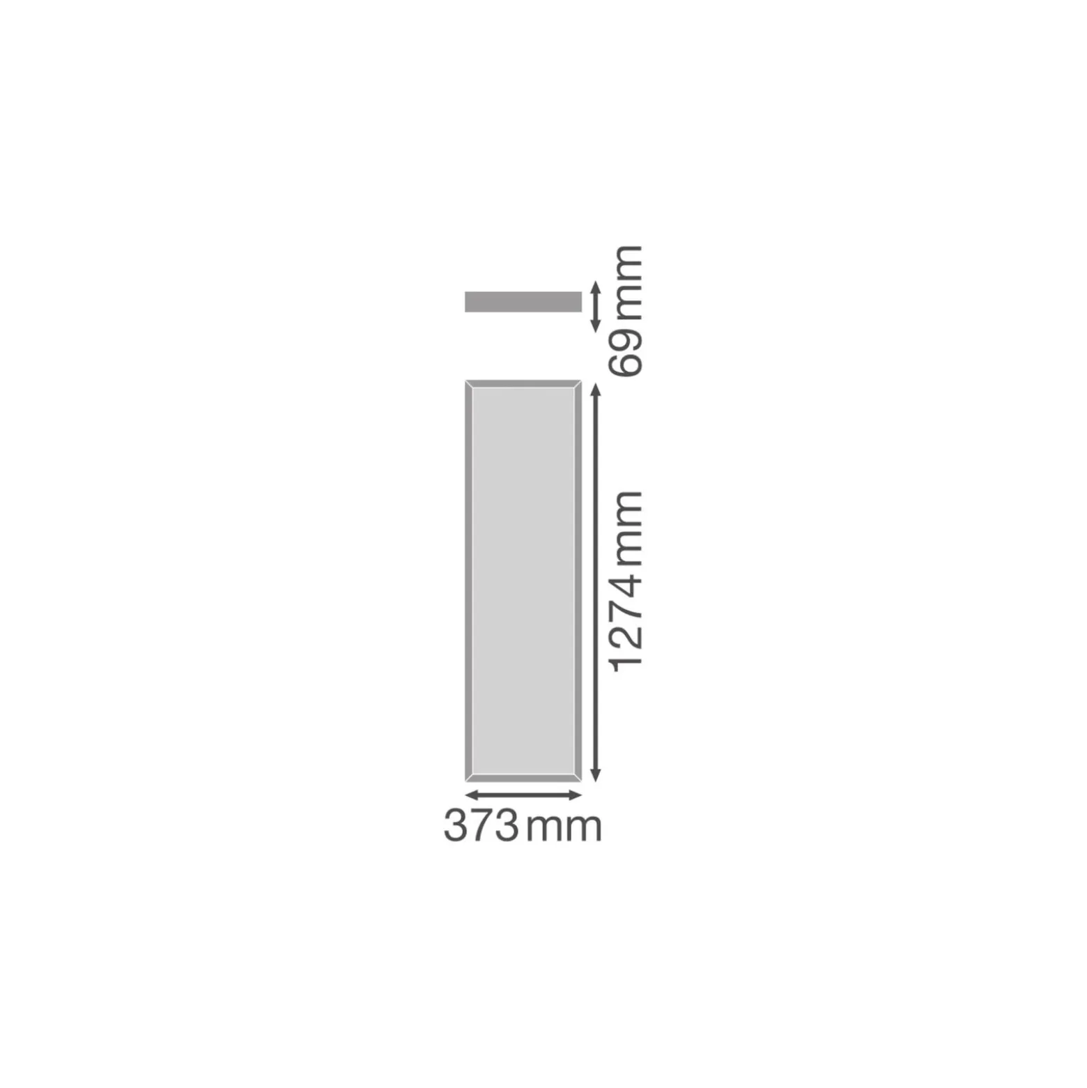 Ledvance LED Panel Surface 38W 5000lm - 930-940 CCT | 120x30cm - UGR <19 - Bästa Färgåtergivning - Zigbee Dimbar