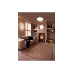Ledvance LED Plafond Moia Svart 24W 1800lm - 830 Varm Vit | 380mm - IP20