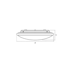 Ledvance LED Plafond Orbis Vit 25W 1800lm - 827-865 CCT | 410mm - IP20