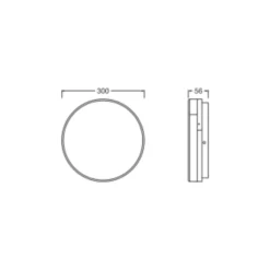 Ledvance LED Plafond Surface Disc Vit 21W 2520lm - 830-840 CCT | IP20 - Dali Dimbar