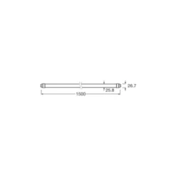 Ledvance LED Rör T8 Connected (EM/Mains) Ultra Output 23W 3700lm - 840 Kallvit | 150cm - Zigbee Dimbar - Ersättare 58W