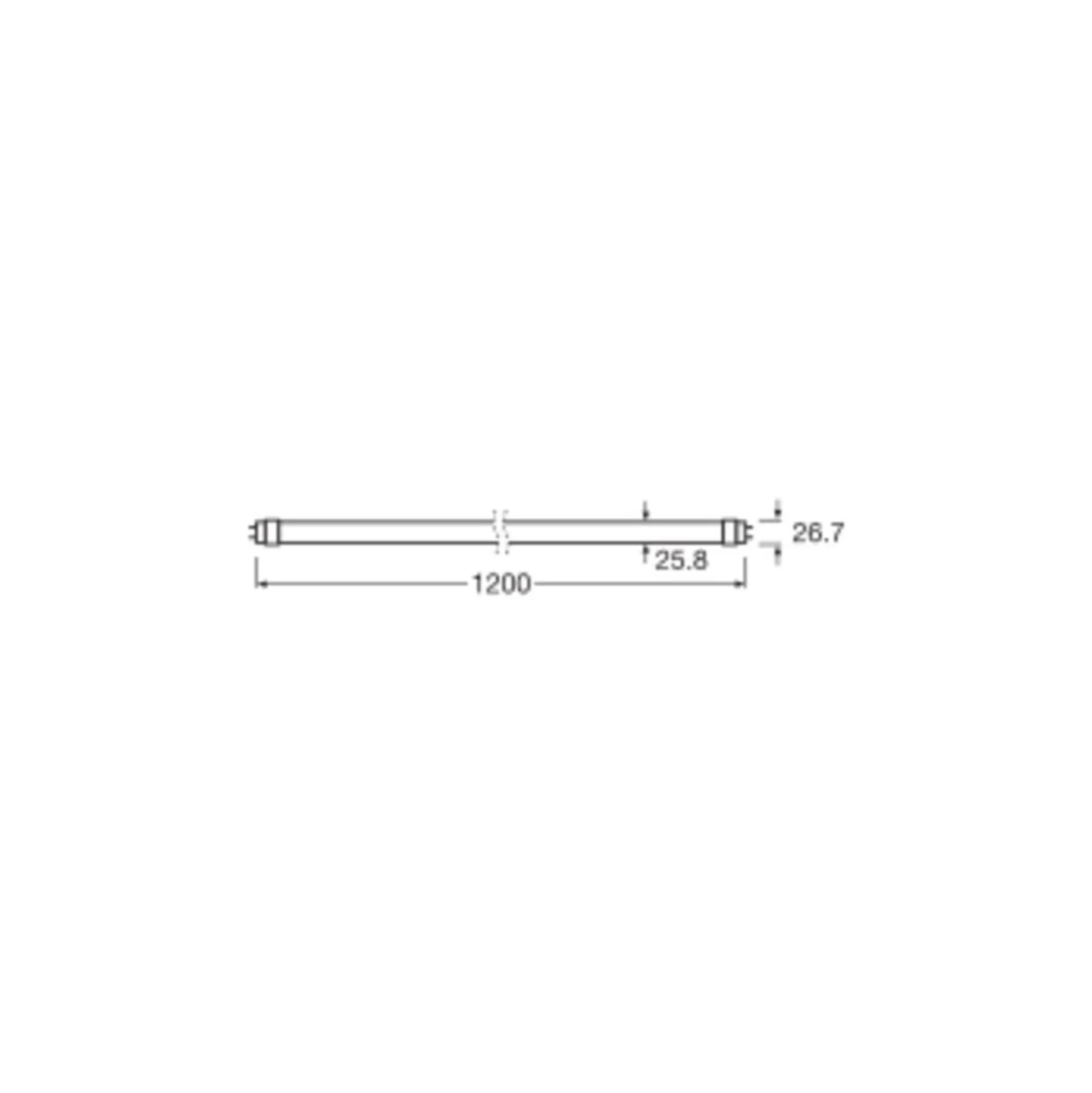 Ledvance LED Rör T8 Connected (EM/Mains) Ultra Output 15W 2400lm - 840 Kallvit | 120cm - Zigbee Dimbar - Ersättare 36W