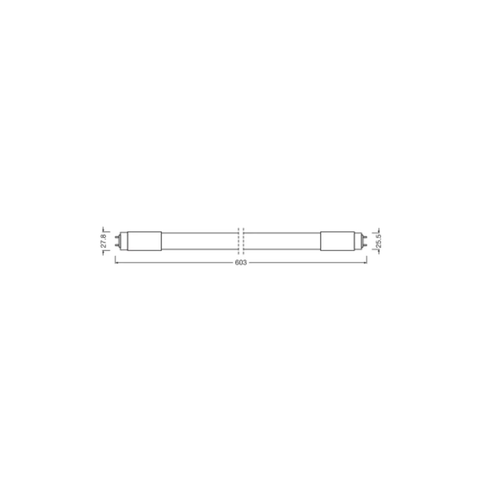 Ledvance LED Rör T8 Performance (HF) High Output 7.5W 1100lm - 865 Dagsljus | 60cm - Ersättare 18W