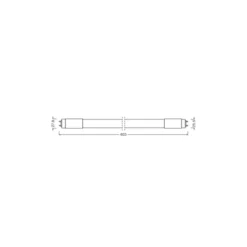Ledvance LED Rör T8 Value (HF) Standard Output 8W 900lm - 840 Kallvit | 60cm - Ersättare 18W