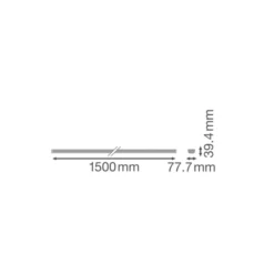 Ledvance LED Skensystem Trusys Flex Klar Stål Vit 35W 6000lm 120D - 840 Kallvit