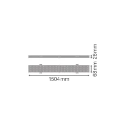 Ledvance LED Skensystem Trusys Universal Aluminium Vit 50W 9000lm 60D - 840 Kallvit