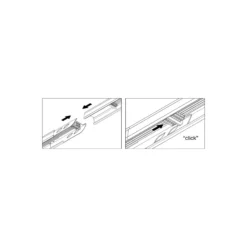 Ledvance LED Skensystem Trusys Flex Wallwasher Vit 70W 12100lm - 840 Kallvit | Ersättare 2x58W