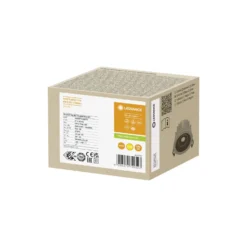 Ledvance LED Spot Fix Aluminium Vit 8W 640lm 36D - 927 Extra Varm Vit | Utskärning 68mm - IP44 - Bästa färgåtergivning - Dimbar
