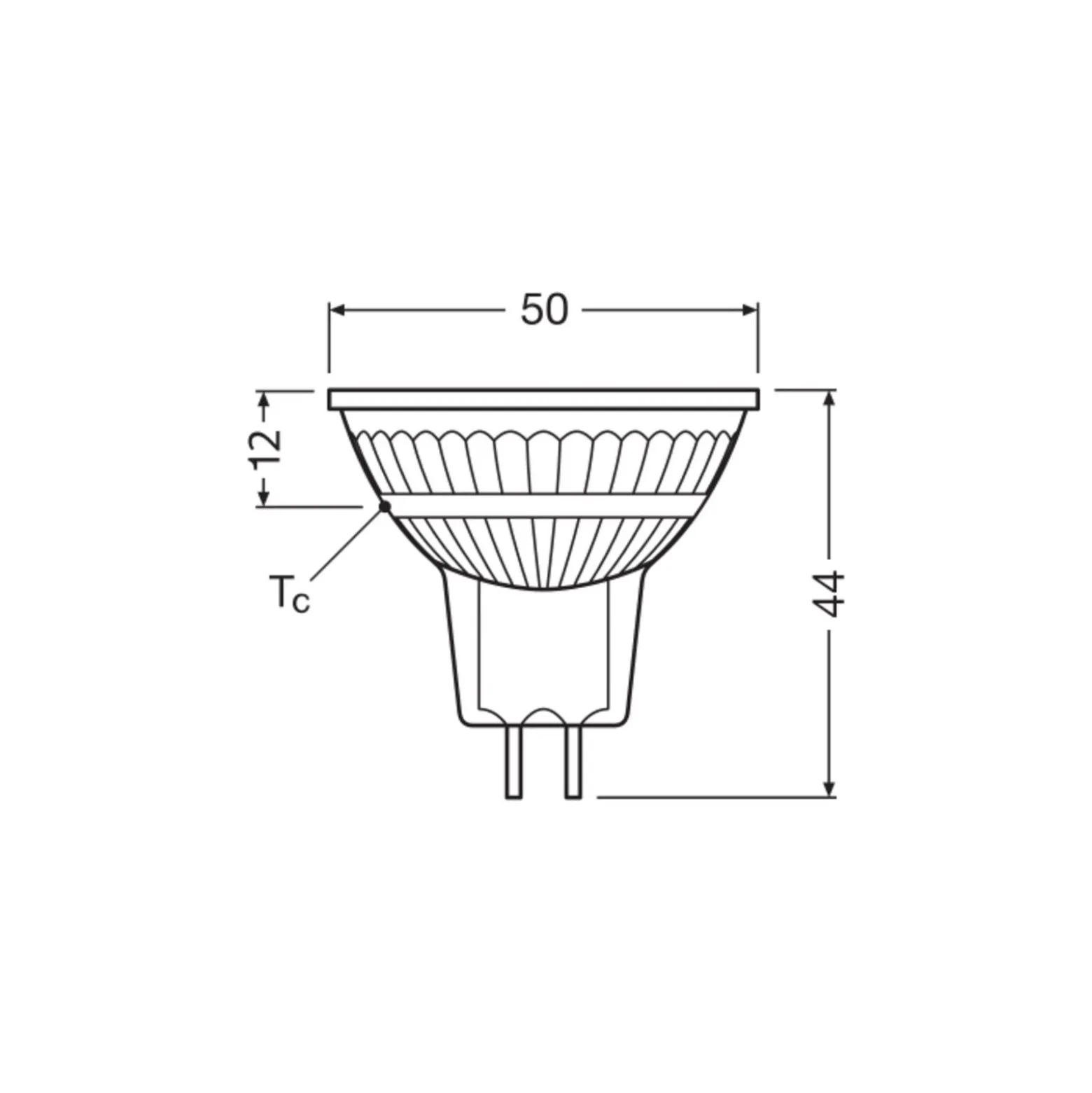 Ledvance LED Spot GU5.3 MR16 2W 210lm 36D - 827 Extra Varm Vit | Ersättare 20W