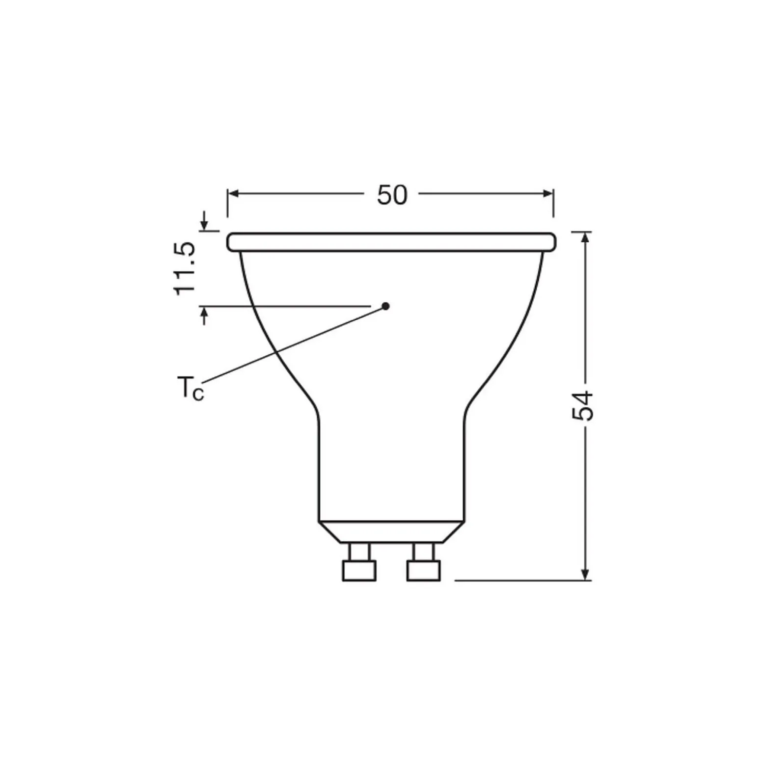Ledvance LED Spot GU10 PAR16 6.1W 575lm 36D - 827 Extra Varm Vit | Ersättare 80W