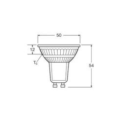 Ledvance LED Spot GU10 PAR16 8W 750lm 36D - 840 Kallvit | Ersättare 100W