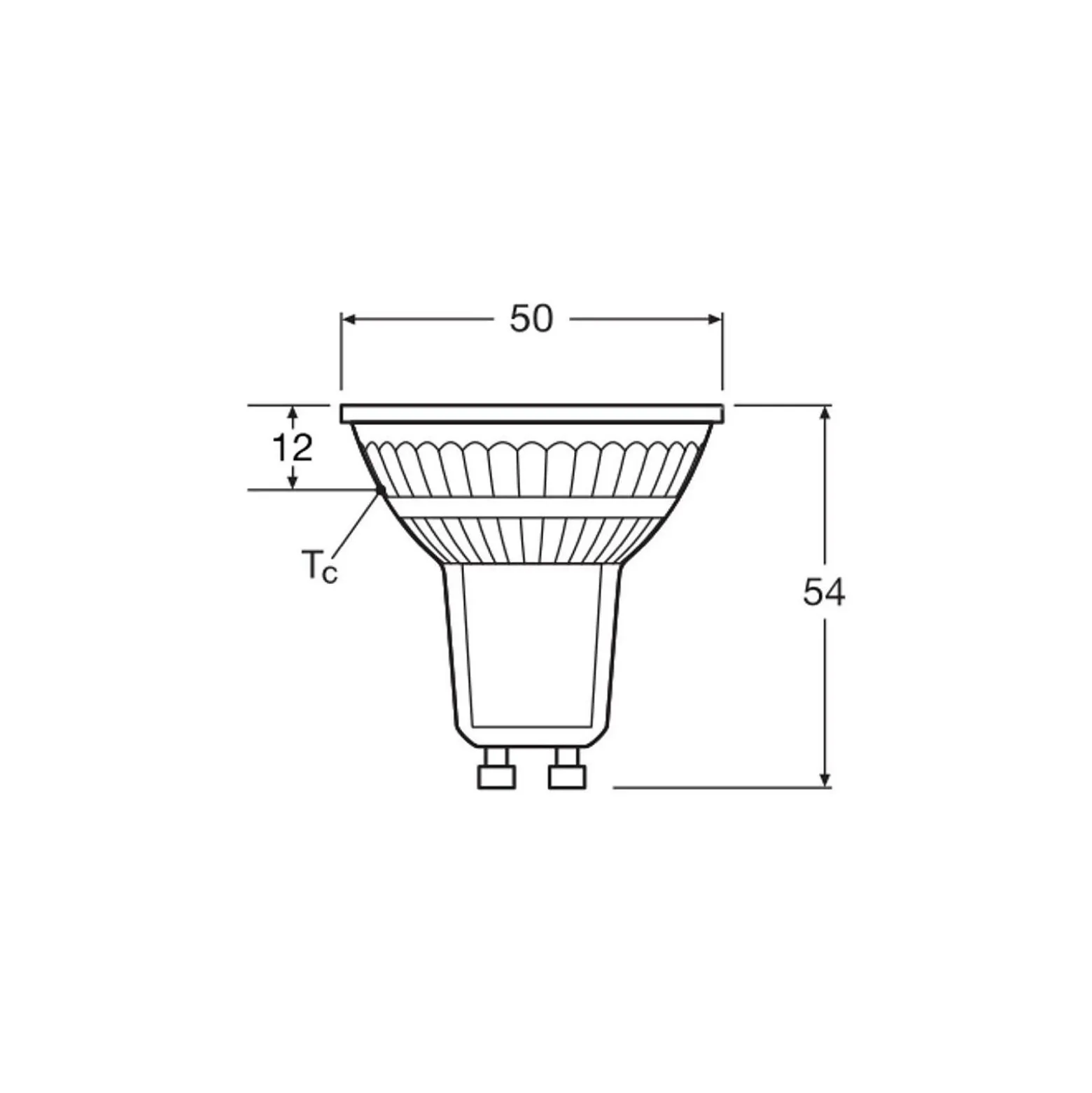 Ledvance LED Spot GU10 PAR16 8W 750lm 36D - 840 Kallvit | Ersättare 100W