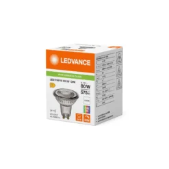 Ledvance LED Spot GU10 PAR16 6.1W 575lm 36D - 940 Kallvit | Bästa Färgåtergivning - Dimbar - Ersättare 80W