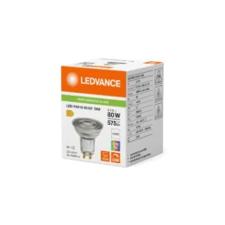 Ledvance LED Spot GU10 PAR16 6.1W 575lm 60D - 940 Kallvit | Bästa Färgåtergivning - Dimbar - Ersättare 80W
