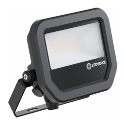 Ledvance LED Strålkastare Aluminium Svart 8W 1200lm 100D - 840 Kallvit | IP66 - Symmetrisk