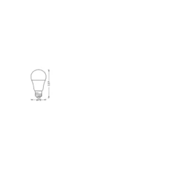 Ledvance Smart+ Matter E27 A70 14W 1521lm - 827-865 Justerbar Vit | RGBW - Dimbar - Ersättare 100W