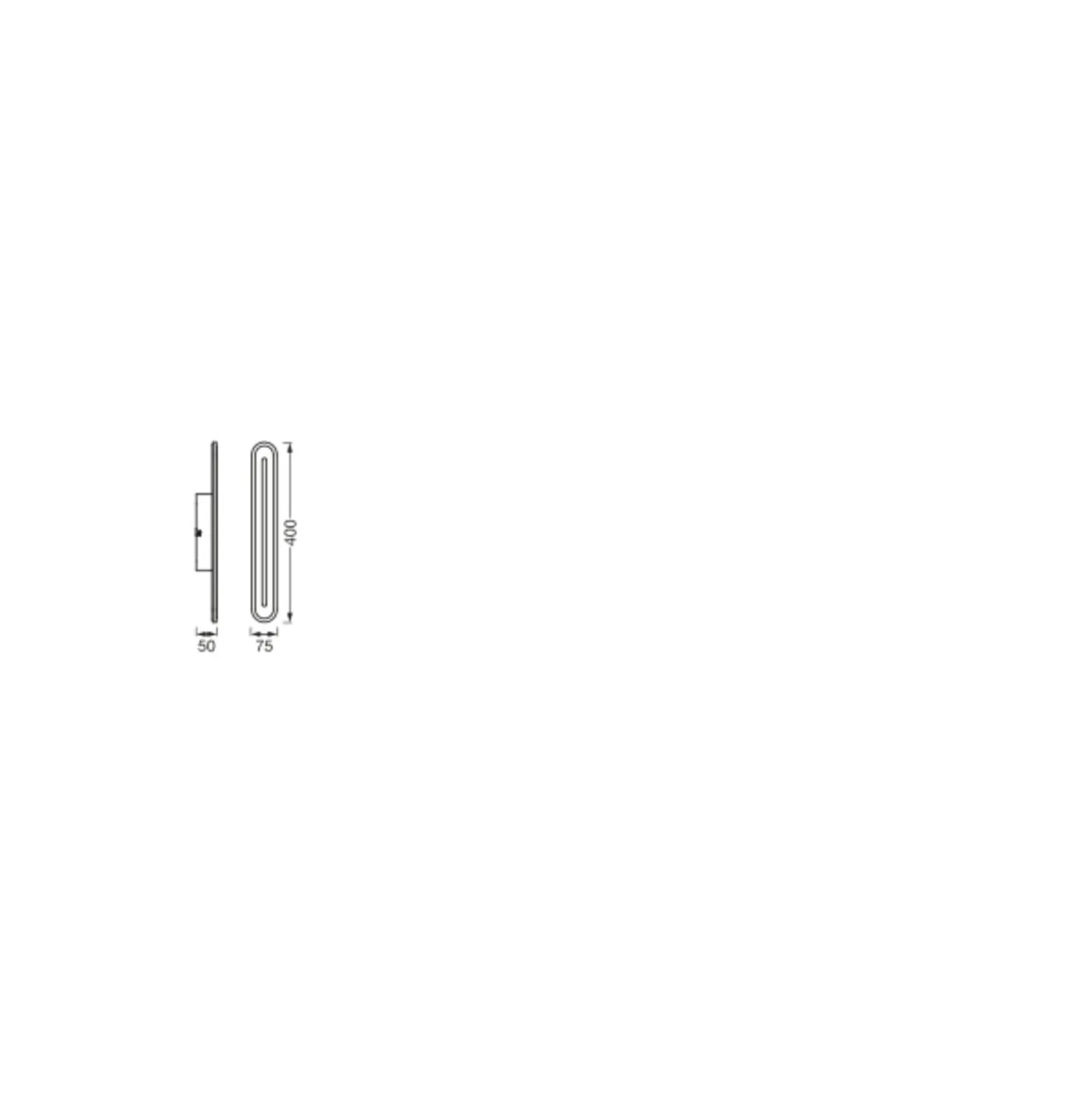 Ledvance Smart+ Wifi LED Vägglampa Badrumsbelysning Vit 17W 800lm - 830-865 Justerbar Vit | IP44